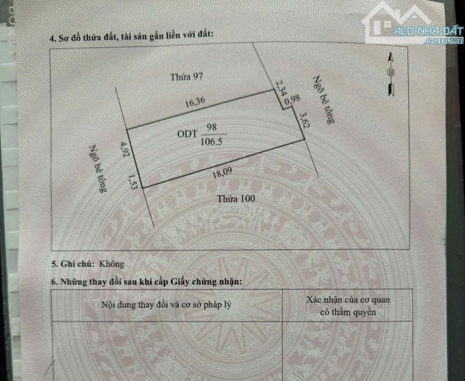 💎💥🍀Cần bán lô đất ngõ phố Bình Lộc - Tp HD - 3