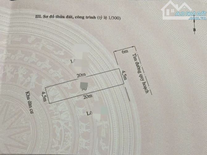 90m2 đất phân lô Thư Trung - Văn Cao - 3