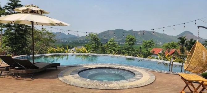 BÁN ĐẤT TẶNG NHÀ ( GẦN HỒ VIEW CÁNH ĐỒNG ĐẸP ) - 3