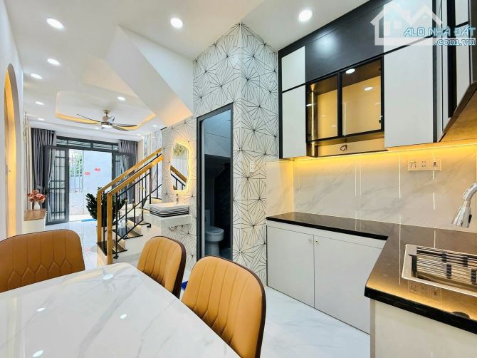 NHÀ 3 TẦNG HẼM 8M NGUYỄN ÁNH THỦ,Q.12,NGANG 4M,56M2,NGAY NGÃ 3 ĐÔNG QUAN,5,7 TỶ,(TL), - 3
