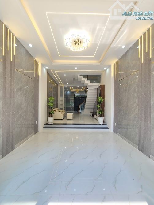 Bán nhà mới 1T2L 4x15m hoàn công, đường D3 KDC Phú Hồng Khang p. Bình Chuẩn, full nội thất - 4