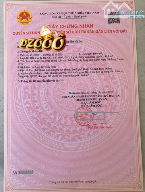 110,4m2 1ty890 TL lô góc 2MT ngang 7.69m p.An Thạnh, Tp.Thuận An - 4