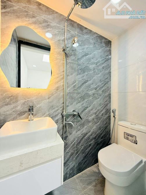 NHÀ 3 TẦNG HẼM 8M NGUYỄN ÁNH THỦ,Q.12,NGANG 4M,56M2,NGAY NGÃ 3 ĐÔNG QUAN,5,7 TỶ,(TL), - 4