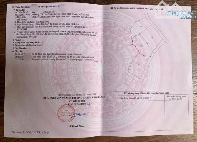BÁN ĐẤT TẶNG KHUÂN VIÊN SẴN SẠCH ĐẸP HOÀ LẠC - 5