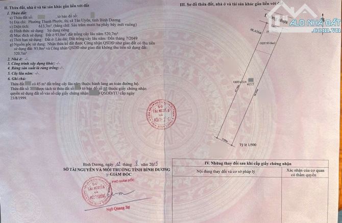 đất 613,7m2 6ty5 TL  MT đường Dư Khánh , P.Thạnh Phước, Tp.Tân Uyên - 6