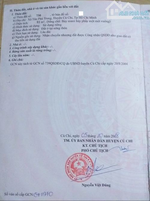 Bán gấp căn nhà cấp 4, xã Tân Phú Trung, 85m2, SHR, Giá 1 tỷ 200. - 8