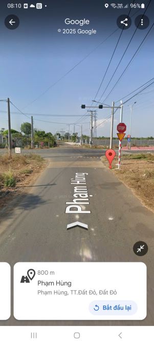 Cần bán lô đất mặt tiền Phạm Hùng - TT Đất Đỏ,BRVT ngay đừơng Tránh Ql55 KCN Đất Đỏ