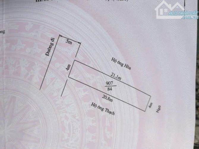 Bán đất tuyến 2 đường Cát Vũ – Tràng Cát đường nhựa 5m thông sang đường Nhà Mạc.