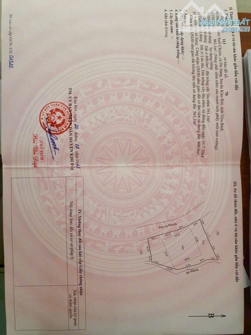 1369m Có 400m Đất Ở - Bám Đường Bê Tông Bám Suối Đẹp - Làm Nghỉ Dưỡng