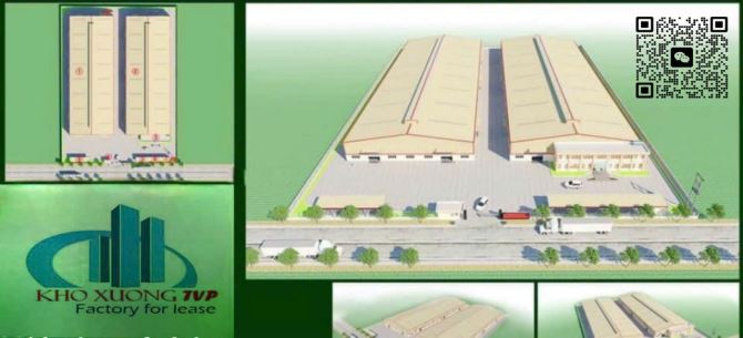 Cho Thuê 5200 M2 , 10.400 M2 XƯỞNG Mới Trong KCN , PCCC Tự động Tiếp đa Nghành Nghề - 1