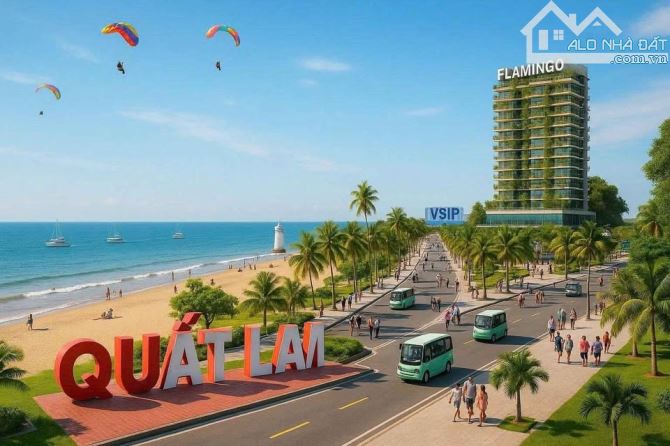 Bán đất Quất Lâm nhập học cho con, 100m2 MT5m ô tô kinh doanh sát Quảng trường biển - 2