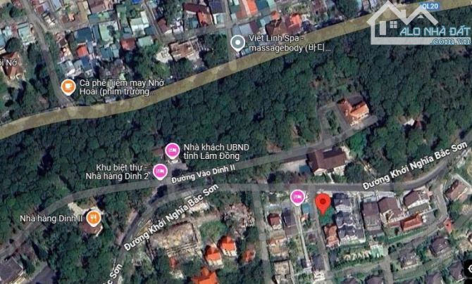 Bán đất 2 mặt tiền Khởi Nghĩa Bắc Sơn, Phường 10, Đà Lạt – View Dinh II - 2