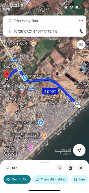 THỊ TRẤN PHƯỚC HẢI - CÁCH BIỂN PHƯỚC HẢI CHỈ 1.5KM; ngay đường ven biển Vũng Tàu Bình Châu - 5