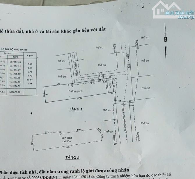 Bán nhà 2 tầng, có pn dưới trệt. DT 60m2 - nở hậu. Chỉ 4.x tỷ