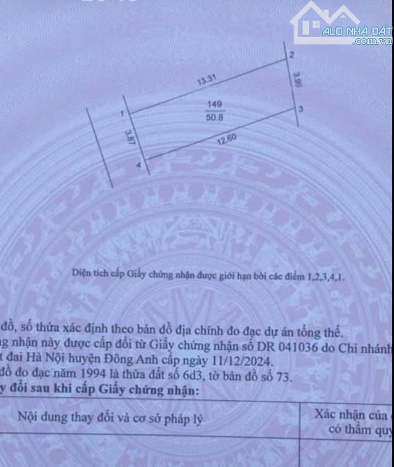 CHỦ NHIỆT BÁN MẢNH ĐẸP LƯƠNG QUY - XUÂN NỘN - ĐÔNG ANH - 52M2 THÔNG Ô TÔ