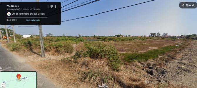 Bán đất mặt tiền đường Bà Xán, xã Bình Khánh, Cần Giờ, diện tích 2185m2, giá 5 triệu/m2 - 1