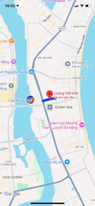 BÁN ĐẤT MẶT TIỀN LƯƠNG THẾ VINH, TRUNG TÂM – GẦN CẦU RỒNG, SONG SONG VÕ VĂN KIỆT - 1