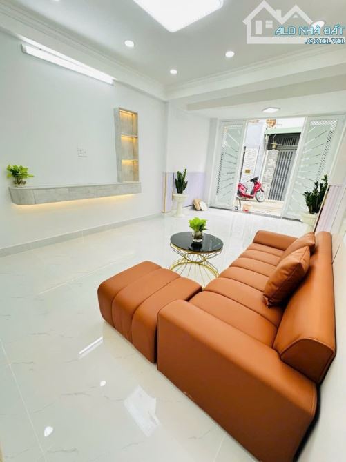 Bán nhà mới, tặng nội thất, hẻm xe hơi, Huỳnh Tấn Phát, TT Nhà Bè, Giá chỉ 3.880 tỷ. - 3
