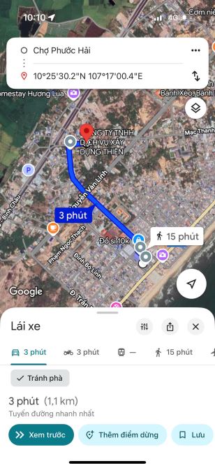 MẶT TIỀN MẠC THANH ĐẠM - THỊ TRẤN PHƯỚC HẢI - BRVT; CÁCH BIỂN CHỈ 1KM - 4