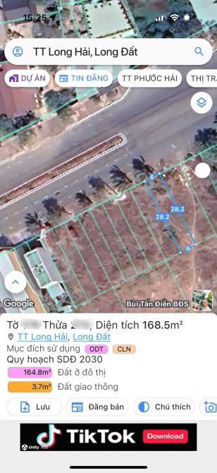 MẶT TIỀN ĐƯỜNG HÙNG VƯƠNG - ĐƯỜNG RỘNG 36M - TRUNG TÂM THỊ TRẤN LONG HẢI - BRVT - 4