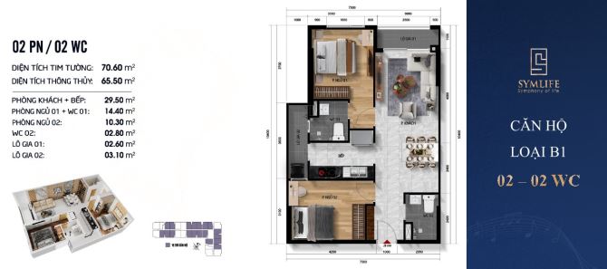Căn hộ Symlife MT QL13, ngay tuyến metro số 2, thanh toán chỉ 1%/đợt đến khi nhận nhà - 5