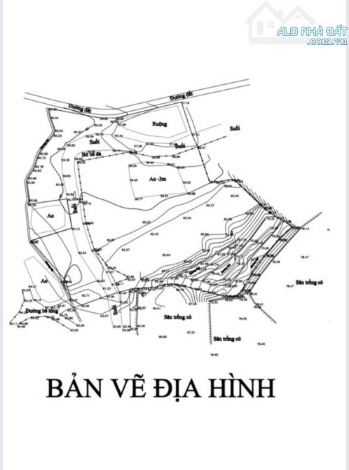 Cần bán 5441m2/400m2 TC thực tế sử dụng hơn 1ha (10.046m2) tại Lương Sơn. Bám suối - 5