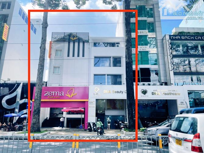 VIP - CHO THUÊ TÒA NHÀ 219-219BIS NGUYỄN THỊ MINH KHAI, Q1 - 14M X 21M - 1 HẦM 4 TẦNG