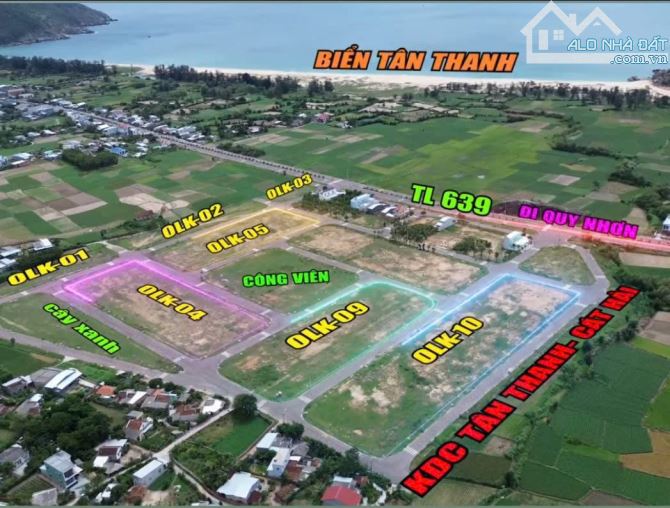 Bán Đất Khu Dân cư Tân Thanh - Phù Cát - Bình Định