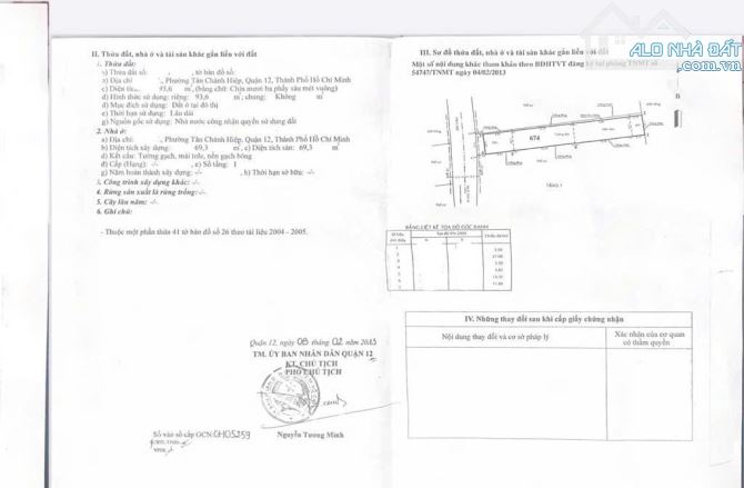 Hẻm nhựa ô tô thông sát mặt tiền trần thị năm q12 94m2 chỉ nhỉnh 4 tỷ