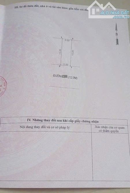 Bán đất 5x15m, đường D4 KDC Sóng Thần B p. Dĩ An kế Vincom 550 - 1