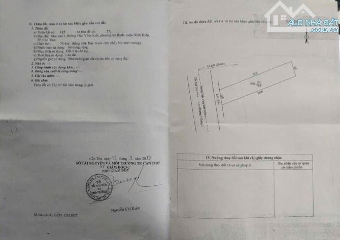 (CG) Bán 352m2 mặt tiền đường Trần Vĩnh Kiết (đoạn nằm gần hẻm 6) P. An Bình,TPCT - 2