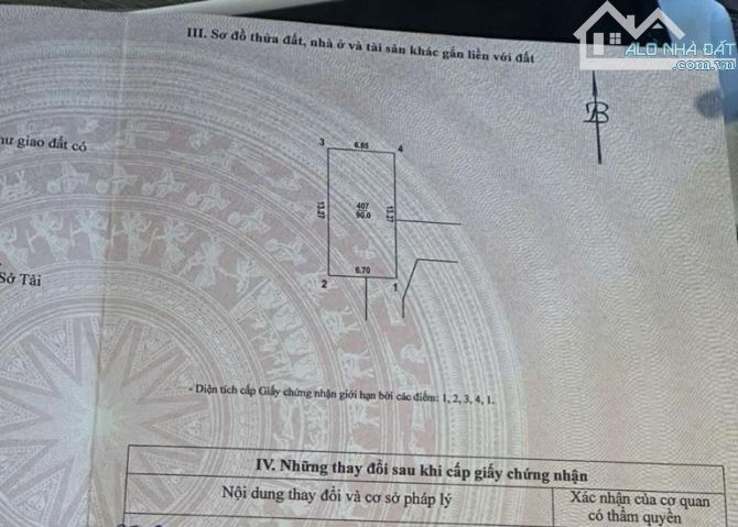 BÁN ĐẤT CHÍNH CHỦ SỔ ĐỎ 90m2 MT7m , NGÕ OTO HỒ TÙNG MẬU , TT TỪ LIÊM - 3