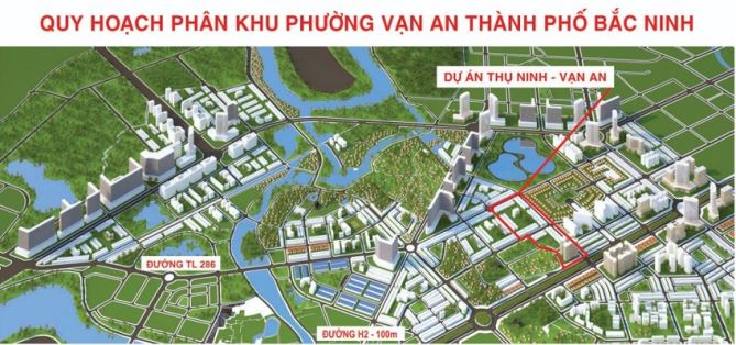 BÁN ĐẤT KĐT HIM LAM THỤ NINH, VẠN AN, TP BẮC NINH - CẠNH VIN HOÀ LONG - 81M2 - 7 TỶ - 4