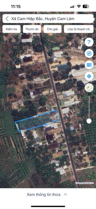 Bán lô đất mt Lập Định Suối Môn, xã Cam Hiệp Bắc, Cam Lâm, Khánh Hoà - 4