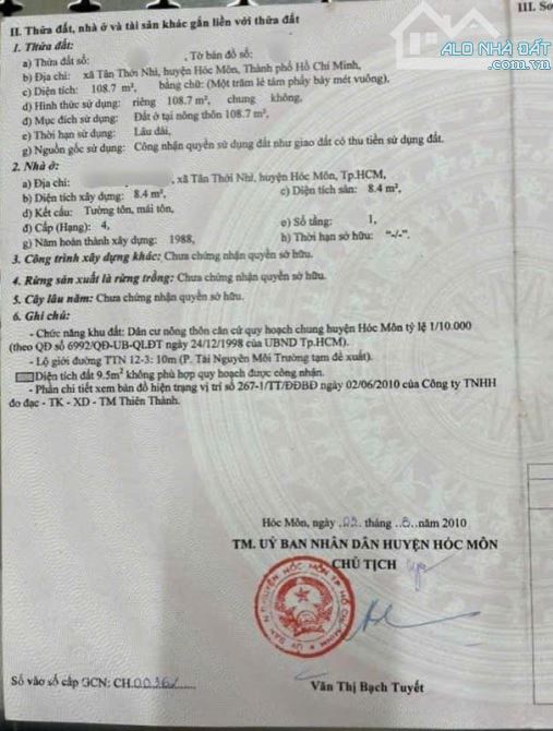 Làm ăn thua lỗ nên bán lại nhà trọ gồm 1 kiot và 4 phòng ở Hóc Môn giá 850 triệu. - 5