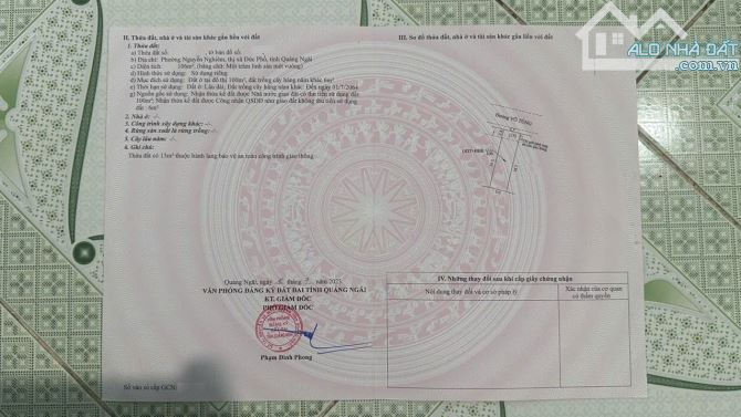 MẶT TIỀN VÕ TÙNG ,ĐỨC PHỔ ,TIỆN KINH DOANH 02 LÔ LIỀN KỀ - 5
