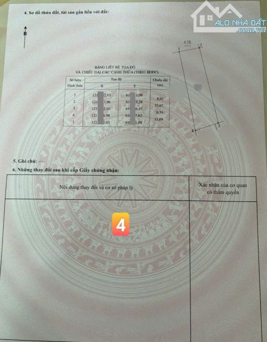 Bán đất 41x25m, hẻm ĐT.747A p. Thái Hòa gần Chợ Tân Ba - 6