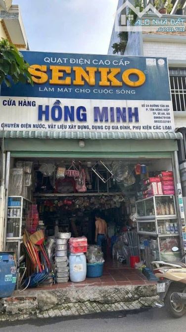 BÁN MẶT TIỀN TÂN AN, TÂN ĐÔNG HIỆP DĨ AN, KINH DOANH BUON BÁN ĐA NGÀNH NGỀ GIÁ 3.6 TỈ