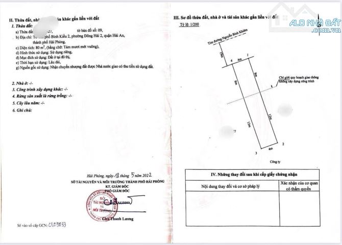 ⚡️BÁN GẤP LÔ ĐẤT MẶT ĐƯỜNG NGUYỄN BỈNH KHIÊM_ 80m2 Hơn 3 tỷ