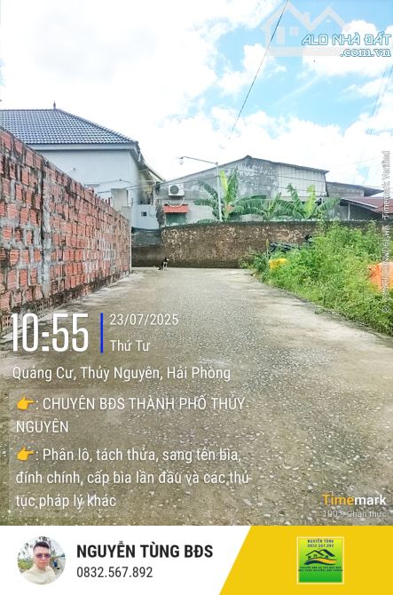 Bán đất trung tâm xã mỹ đồng cũ giá công nhân