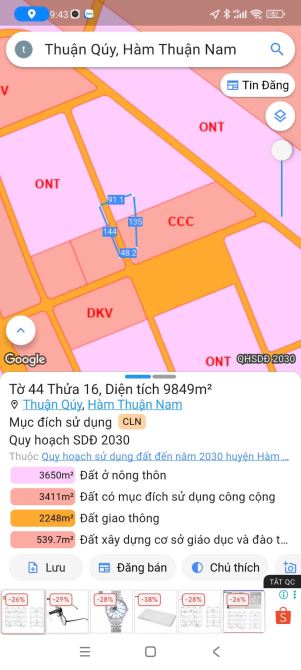 Bán lô 9.8sao thuận quý gần đường đt 719, view biển giá chỉ 550tr/sao - 1