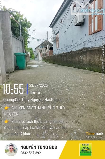 Bán đất trung tâm xã mỹ đồng cũ giá công nhân - 1