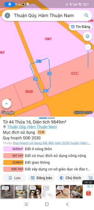 Bán lô 9.8sao thuận quý gần đường đt 719, view biển giá chỉ 550tr/sao - 2