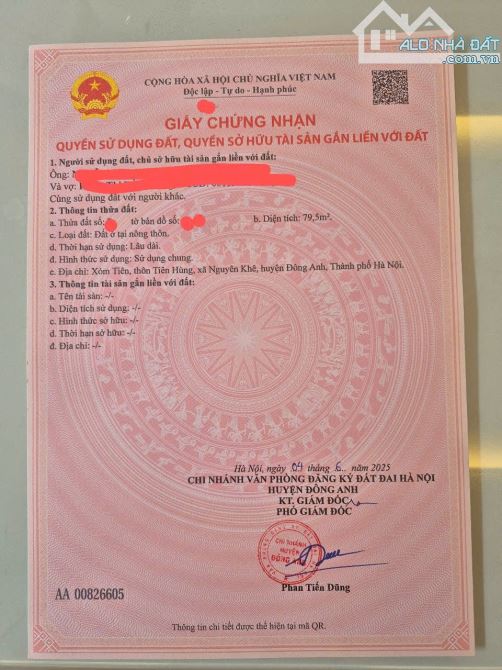 ✈️✈️  BÁN ĐẤT TIÊN HÙNG - PHÚC THỊNH . ♦️DT : 79,5 m2 - 3