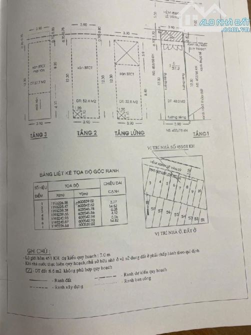 Nhà đẹp 4 tầng 3.9 x 15 sổ vuông , HXH Giáo xứ Bùi Phát - 6