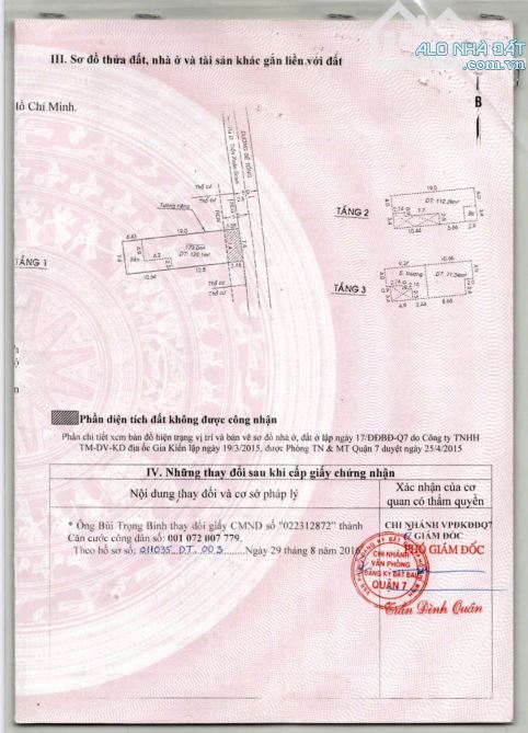 Biệt thự 7,4x26m 3 lầu Khu kiều Đàm Phường Tân hưng Q7. giá TỐt - 9