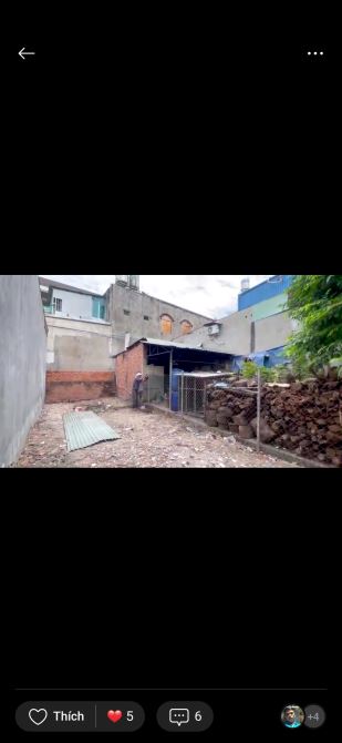 Bán gấp lô đất 2MT 80m2 P.Tân phong, shr. gần chợ bà thức, chỏ 1ty379 BL