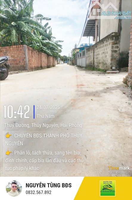 Bán đất trung tâm xã Thủy Đường cũ giá đầu tư