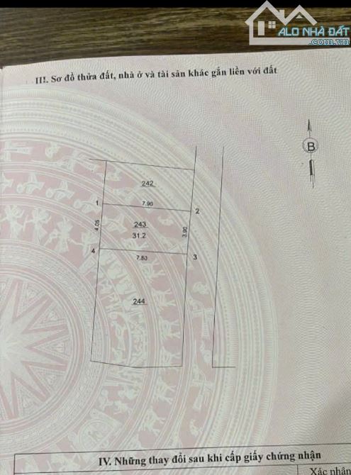 4.15 tỷ/ 3 tầng/ 32 M2/ 3.9 M tiền.Kiêu Kỵ - 1