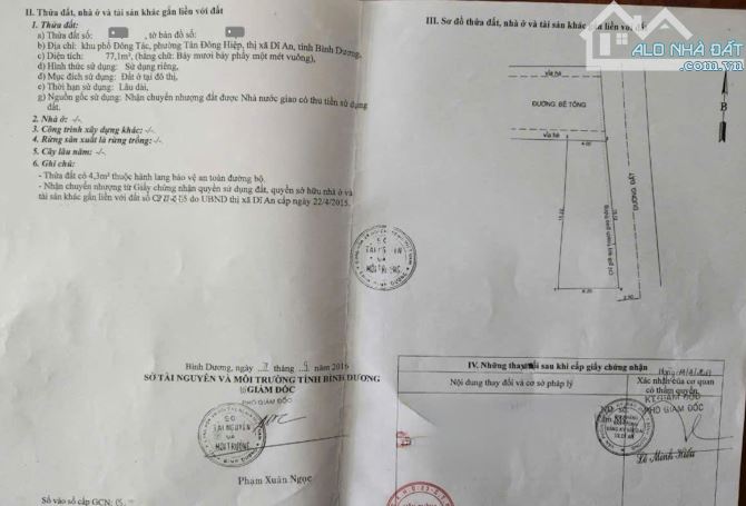 Bán nhà 1T1L 4x15.2m, KDC Đông Tác p. Tân Đông Hiệp, thổ cư 100% - 1
